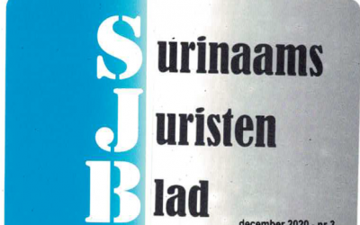 Surinaams Juristen Blad editie nr. 3, december 2020