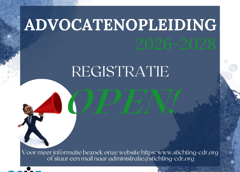 Start Advocatenopleiding 2026-2028