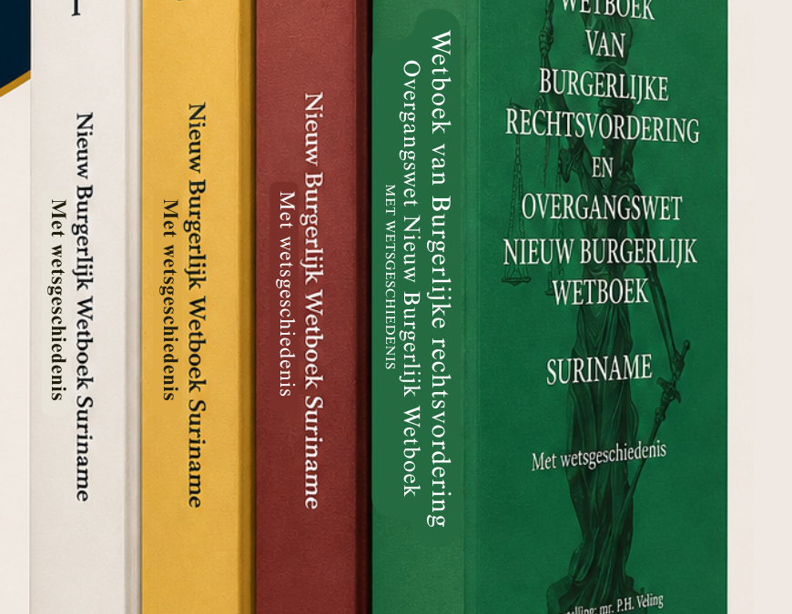 Het Nieuw Burgerlijk Wetboek Suriname is verschenen!